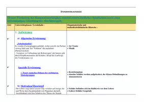 Vorschau - Stundenentwürfe - Fairness/Kooperation: Kooperationsstunde - Seite 1