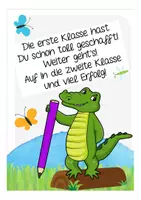 Vorschau - Mal- und Bastelvorlagen - Krokodilklasse Verabschiedung 1. Klasse - Seite 2