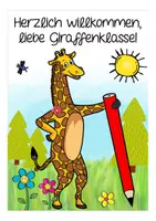 Vorschau - Mal- und Bastelvorlagen - Schulanfang Giraffenklasse Materialpaket - Seite 2