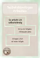 Vorschau - Fördermaterial/Inklusion - Selbstständiges Arbeiten - Aushänge für den Klassenraum - Deckblatt