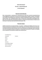 Vorschau - Stundenentwürfe - Unterrichtsentwurf Spanisch - Chile - Hör-/ Sehverstehen - Seite 1