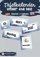 Vorschau - Präsentationen/Tafelbilder - Tafelkalender Under the Sea - Deckblatt