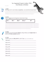 Vorschau - Unterrichtsreihen - Ballade: Der Handschuh Unterrichtseinheit - Deckblatt