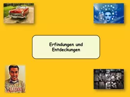 Vorschau - Unterrichtsreihen - Erfindungen und Entdeckungen - Deckblatt