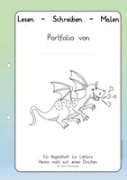 Vorschau - Arbeitsblätter - Leseportfolio zur Lektüre "Hanno malt sich einen Drachen" - Seite 2