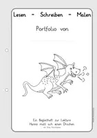 Vorschau - Arbeitsblätter - Leseportfolio zur Lektüre "Hanno malt sich einen Drachen" - Seite 3