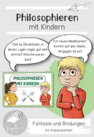 Vorschau - Fördermaterial/Inklusion - Philosophieren mit Kindern - 40 Fragen zum Weiterdenken - Deckblatt