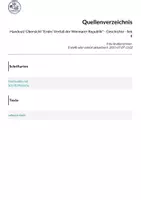 Vorschau - Präsentationen/Tafelbilder - Ende/ Verfall der Weimarer Republik • Handout • Klasse 10-13 - Seite 3