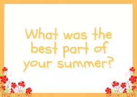 Vorschau - Spiele - Schulbeginn: Conversation Cards - Summer Holidays/ Back to School (Beginner's Version) - Seite 3