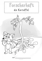 Vorschau - Arbeitsblätter - Die Kartoffel Klasse 3 Klasse 4 Forscherheft Druckschrift - Seite 1