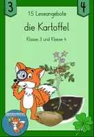 Vorschau - Arbeitsblätter - Leseangebote Druckschrift Kartoffel Klasse 3 4 - Deckblatt