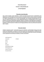 Vorschau - Stundenentwürfe - Unterrichtsentwurf - España multicultural - Q1 - Deckblatt