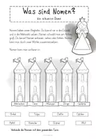 Vorschau - Arbeitsblätter - Nomen Forscherheft Klasse 3 Druckschrift Wortarten - Seite 2