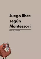 Vista previa - Hojas de trabajo - Juego libre según Montessori - Hoja de cálculo - Portada