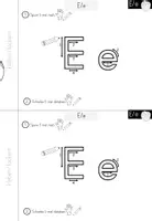 Vorschau - Arbeitsblätter - Buchstabe E / e - Miniheft für die Buchstabeneinführung - Seite 2