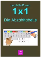 Vorschau - Fördermaterial/Inklusion - Einmaleins-Lernhilfe D - die Abzähltabelle - Deckblatt