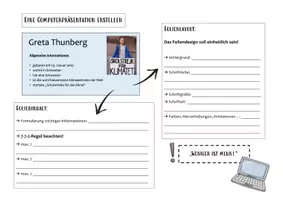 Vorschau - Unterrichtsreihen - Mein Idol - Referat (8. Klasse, Realschule, Bayern) - Deckblatt