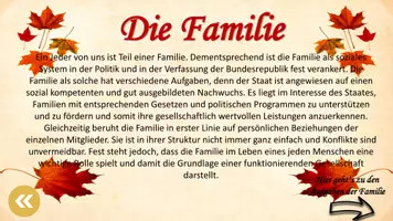 Vorschau - Arbeitsblätter - Interaktive Präsentation + PDF - die Familie (Aufgaben, Konflikte, Merkmale, familiärer Wandel, Quiz) - Seite 1