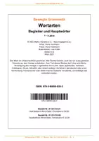 Vorschau - Unterrichtsreihen - Bewegte Grammatik - Wortarten: Begleiter und Hauptwörter - Seite 1