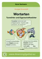 Vorschau - Unterrichtsreihen - Bewegte Grammatik - Wortarten: Tunwörter und Eigenschaftswörter - Deckblatt