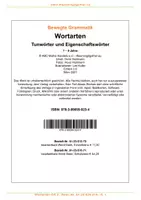 Vorschau - Unterrichtsreihen - Bewegte Grammatik - Wortarten: Tunwörter und Eigenschaftswörter - Seite 1