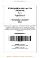 Vorschau - Unterrichtsreihen - Wortarten Teil 3: Konjunktionen 2 für Fortgeschrittene - Seite 2
