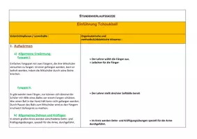 Vorschau - Stundenentwürfe - Trendsport 1: Einführung Tschoukball - Seite 1