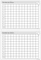 Vorschau - Arbeitsblätter - Wiederholungsheft/Übungsheft Klasse 1 Mathe (Fit für die 2.Klasse) - Seite 3