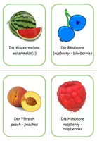 Vorschau - Stationenlernen - Ringwörterbuch Englisch Fruit (Wort/Bild) - Seite 3