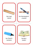 Vorschau - Stationenlernen - Ringwörterbuch Englisch School Things (Wort/Bild) - Seite 2