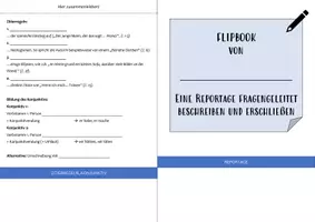 Vorschau - Arbeitsblätter - Flipbook - Advance/Post Organizer für die Textbeschreibung - Seite 3