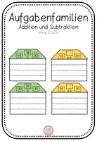 Vorschau - Arbeitsblätter - Aufgabenfamilien ZR100: Addition und Subtraktion ohne ZU/ZÜ - Deckblatt