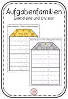 Vorschau - Arbeitsblätter - Aufgabenfamilien ZR 100: 6 Zahlen - 2 Familien - Deckblatt
