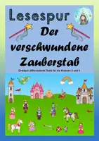 Vorschau - Arbeitsblätter - Lesespur Der verschwundene Zauberstab (Klassen 3 und 4) - Deckblatt