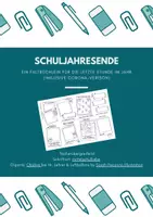 Vorschau - Arbeitsblätter - Klassenleitung: Booklet zum Schuljahresende/-anfang - Deckblatt