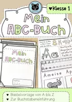 Vorschau - Arbeitsblätter - Mein ABC-Buch | 1. Klasse | Bastelvorlage von A bis Z - Deckblatt