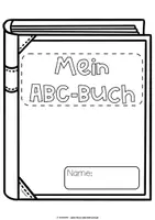Vorschau - Arbeitsblätter - Mein ABC-Buch | 1. Klasse | Bastelvorlage von A bis Z - Seite 1