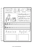 Vorschau - Arbeitsblätter - Mein ABC-Buch | 1. Klasse | Bastelvorlage von A bis Z - Seite 3