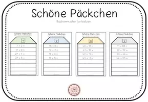 Vorschau - Stationenlernen - Schöne Päckchen ZR100 - Deckblatt