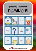 Vorschau - Spiele - Domino zum Phonogramm "EI" - Deckblatt