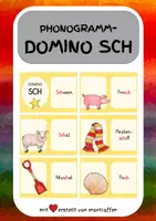 Vorschau - Spiele - Domino zum Phonogramm "SCH" - Deckblatt
