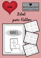 Vorschau - Arbeitsblätter - Bibel zum Füllen - mit vielen kleinen Bibelbildern - Deckblatt