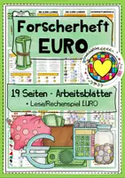 Vorschau - Arbeitsblätter - Arbeitsheft Euro - Geld - Deckblatt