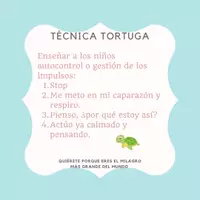 Vista previa - Decoración del aula - Control de la Ira: técnica tortuga - Portada