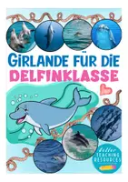 Vorschau - Mal- und Bastelvorlagen - Delfinklasse Wimpel für den Schulanfang - Deckblatt