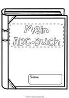 Vorschau - Arbeitsblätter - Mein ABC-Buch | Grundschrift | 1. Klasse | Bastelvorlage - Seite 1