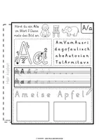 Vorschau - Arbeitsblätter - Mein ABC-Buch | Grundschrift | 1. Klasse | Bastelvorlage - Seite 3