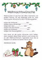 Vorschau - Arbeitsblätter - Weihnachten in der Biberklasse - Seite 1