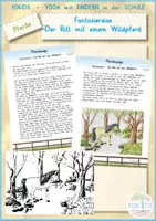 Vorschau - Aufgabenkarten - Fantasiereise - Ein Ritt mit dem Wildpferd - Deckblatt