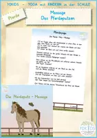 Vorschau - Aufgabenkarten - Die Pferdeputz - Massage - Deckblatt